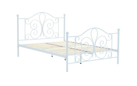 PANAMA 140 cm łóżko metalowe biały