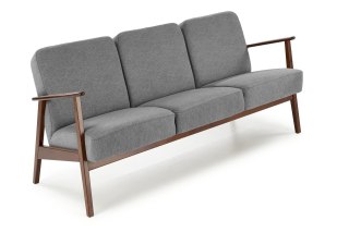 MILANO 3S sofa - popielaty tap. Castel 93