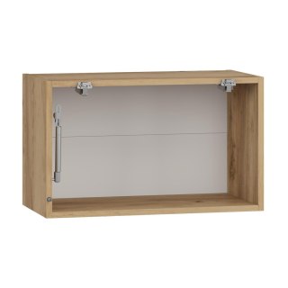 VENTO GOV-60/36 korpus, szafka górna okapowa z witryną dąb craft
