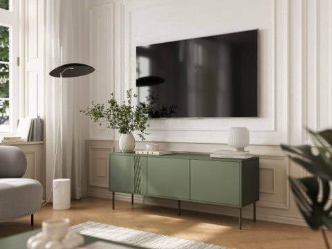 TRESSE szafka RTV 150 (3D) zielony