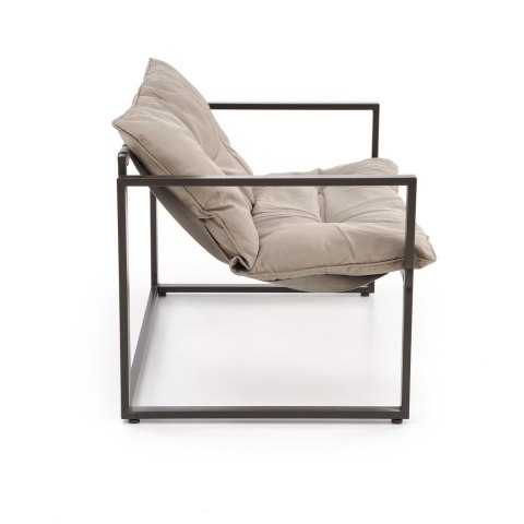 SHARK zestaw ogrodowy ( sofa + fotel 2x + ława ), ciemny brąz / cappuccino
