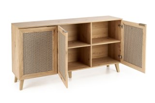 BORNEO KM-1 komoda dąb artisan/czarny