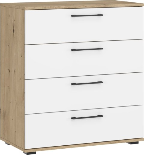 FORMO system szaf modułowych - KOMODA KM-1 dąb artisan/biały (1P=1SZT)
