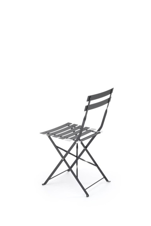 LIVORNO zestaw ogrodowy (stolik i 2 krzesła), czarny