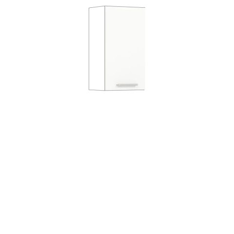 Modena MD03 G40 - szafka górna 40 cm, korpus + front - Biały Połysk / Grafit