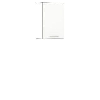 Modena MD05 G50 - szafka górna 50 cm, korpus + front - Biały Połysk / Grafit