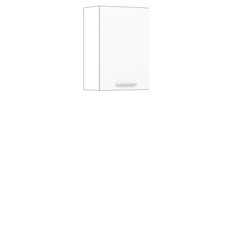 Modena MD05 G50 - szafka górna 50 cm, korpus + front - Biały Połysk / Grafit