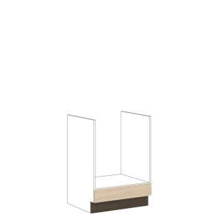 Modena MD17 D60P - szafka dolna pod piekarnik 60 cm, korpus + front - Rijeka Jasna / Rijeka Ciemna