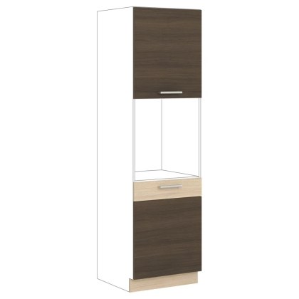 Modena MD29 D60P - wysoki słupek pod piekarnik 60 cm, korpus + front - Rijeka Ciemna / Rijeka Jasna