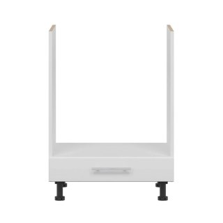 Tiffany T21 D60P - szafka dolna pod piekarnik 60 cm - biały/szary połysk