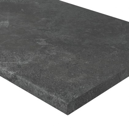 Blat kuchenny Liveo Beton Czarny 38 mm - 60 × 60 cm