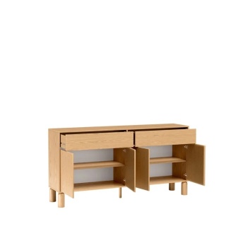 Komoda Sanden SN-1 180 cm - Dąb Bookmatch