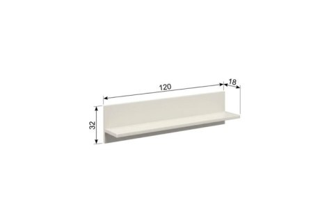 LINKaSTYLES LS-10 półka ścienna 120 cm