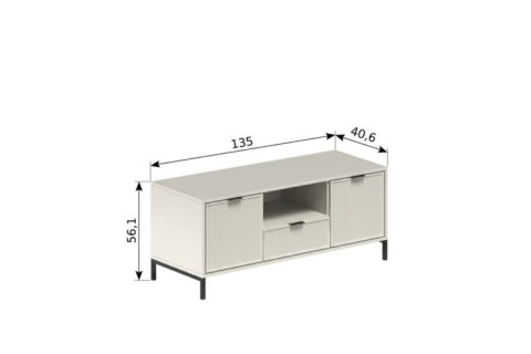 LINKaSTYLES LS-3 szafka RTV 135 cm