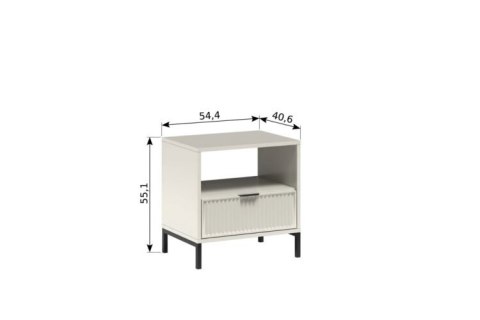 LINKaSTYLES LS-7 szafka nocna z szufladą
