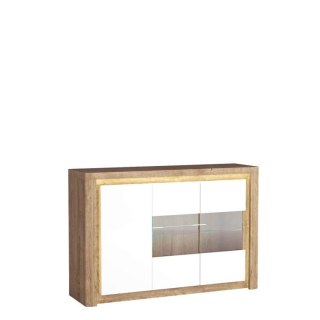 Livinio L-3 komoda-witryna 144 cm z oświetleniem LED