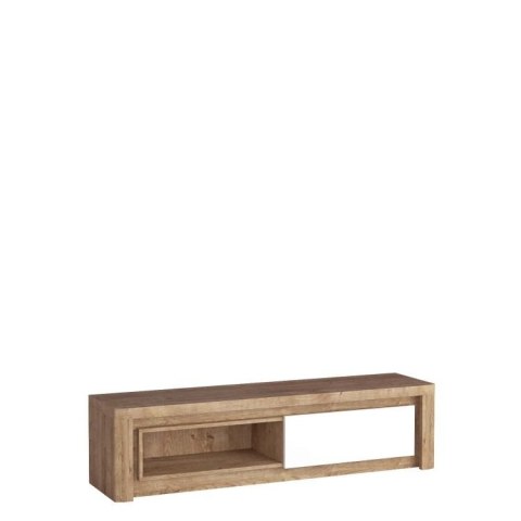 Livinio L-9 szafka RTV 162 cm Ribbeck biały połysk LED