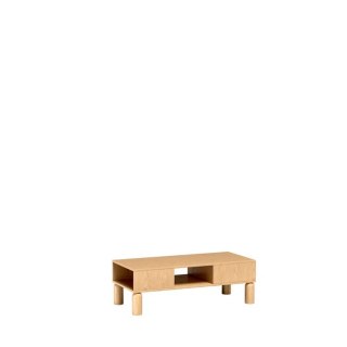 Stolik kawowy Sanden SN-7 110 cm - Dąb Bookmatch