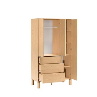 Szafa Sanden SN-9 110 cm - Dąb Bookmatch