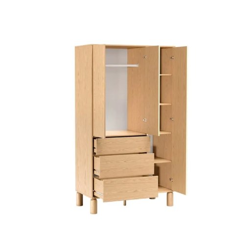 Szafa Sanden SN-9 110 cm - Dąb Bookmatch