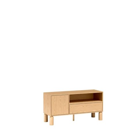 Szafka RTV Sanden SN-5 120 cm - Dąb Bookmatch