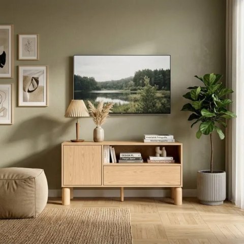 Szafka RTV Sanden SN-5 120 cm - Dąb Bookmatch