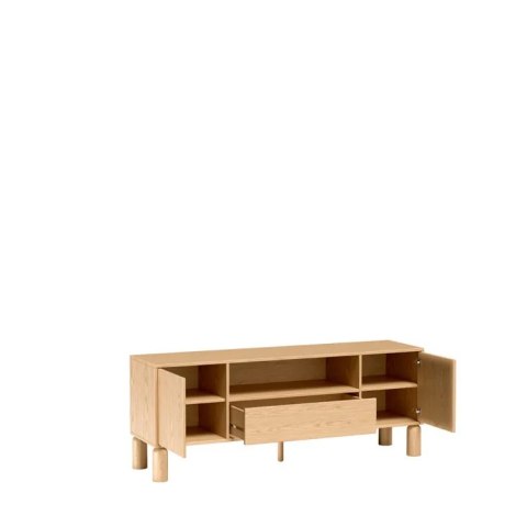 Szafka RTV Sanden SN-6 160 cm - Dąb Bookmatch