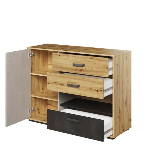 Komoda młodzieżowa Qubic QB-07 1D3S