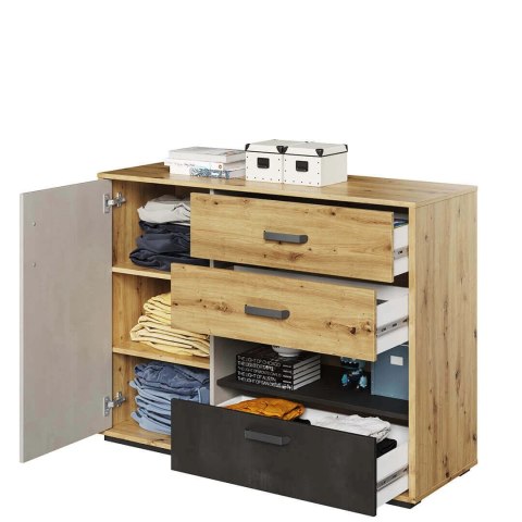 Komoda młodzieżowa Qubic QB-07 1D3S