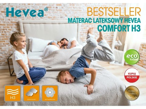 Materac lateksowy Hevea Comfort H3 200x140 (Aegis Natural Care)