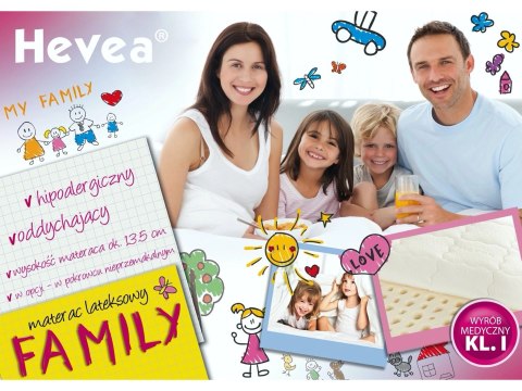 Materac lateksowy Hevea Family 200x90 (Aegis Natural Care)