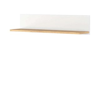 Półka ścienna Story SO-14 110 cm - kolor biały / dąb nash