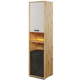 Regał młodzieżowy Qubic QB-04 z szafkami i LED