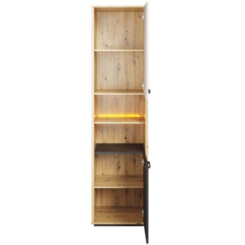 Regał młodzieżowy Qubic QB-04 z szafkami i LED