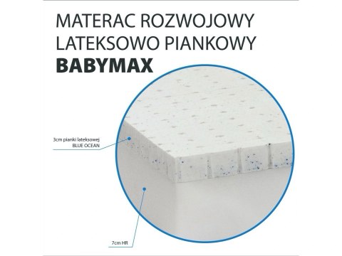 Materac z lateksem Hevea Baby Max 140x70 (Aloe Green Power)