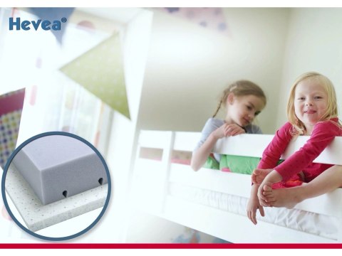 Materac z lateksem Hevea Snudo Max 130x80 (Aegis Natural Care)