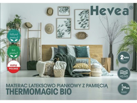 Materac z lateksem Hevea Thermomagic Bio 200x140 (Aegis Natural Care)