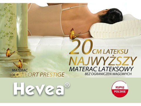Materac lateksowy Hevea Comfort Prestige 200x100 (Bamboo)