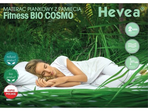 Materac wysokoelastyczny Hevea Fitness Bio Cosmo 200x140 (Bamboo)