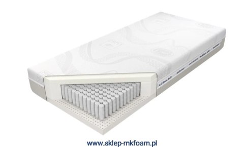 Materac Space 1000S 200x200 - hybrydowy, pokrowiec Tencel | M&K Foam