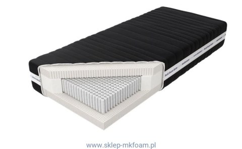 Materac Czar Nocy Talalay Natural X7 H2 180x200 - hybrydowy, pokrowiec Alergik | M&K Foam