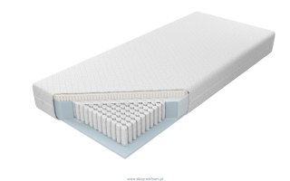Materac Multipocket Talalay Natural H2 80x200 - hybrydowy, pokrowiec Silver Active | M&K Foam