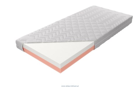 Materac Junior Soft LXI 140x200 - dziecięcy, pokrowiec Silver Active | M&K Foam