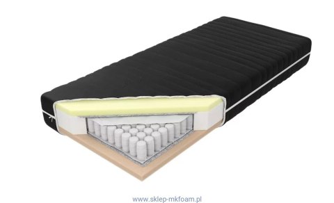 Materac Pocket High H3 120x200 - kieszeniowy, pokrowiec Alergik | M&K Foam