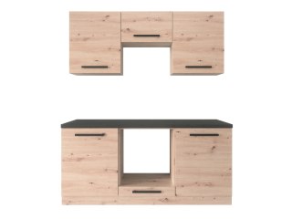 Kuchnia Langen [1,8M-6EL] Dąb Artisan (2xG60 G60KN D60 D60ZK D60Z) - Dąb Artisan / Dąb Artisan