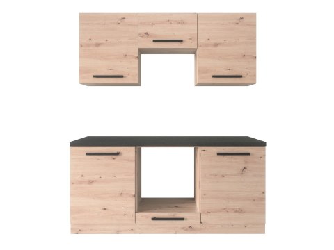 Kuchnia Langen [1,8M-6EL] Dąb Artisan (2xG60 G60KN D60 D60ZK D60Z) - Dąb Artisan / Dąb Artisan