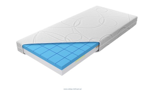 Materac Bio Dream Elastik 80x200 - piankowy, pokrowiec Tencel | M&K Foam