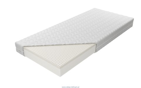 Materac Kombilateks 15 200x200 - lateksowy, pokrowiec Silver Active | M&K Foam