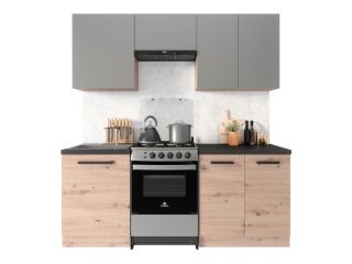 Kuchnia Langen [2M-5EL] Dąb Artisan-Beige (G60 G60KN G80 D60Z D80) - Dąb Artisan / Beige