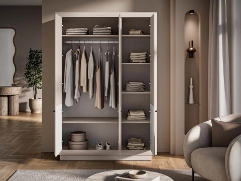 Szafa trzydrzwiowa SOLO 01 Cashmere 138 cm - ML Meble
